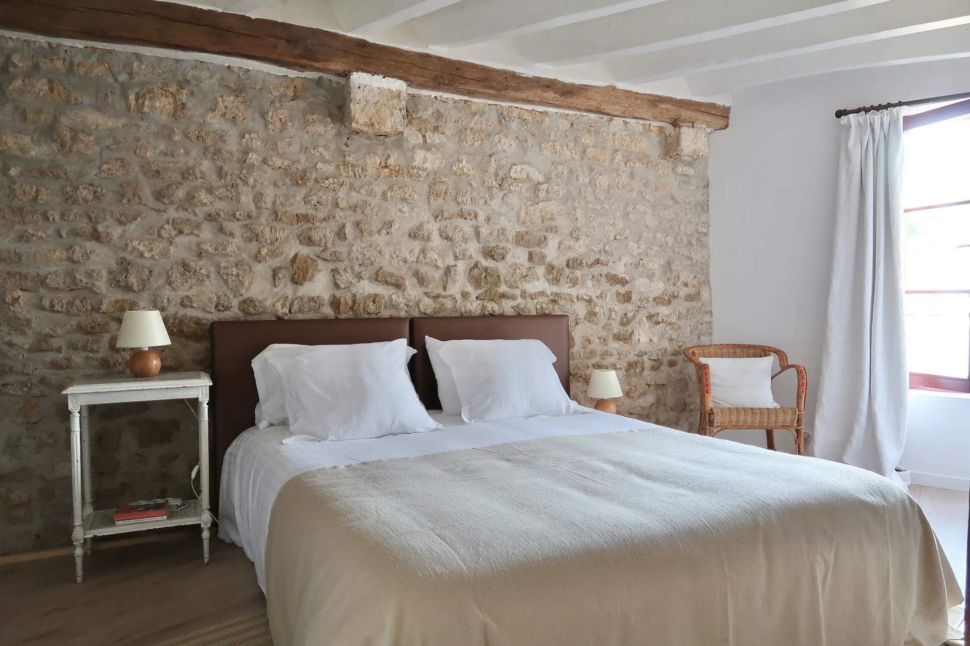 La Grange a Grains - Gite Lin - chambre 2 1