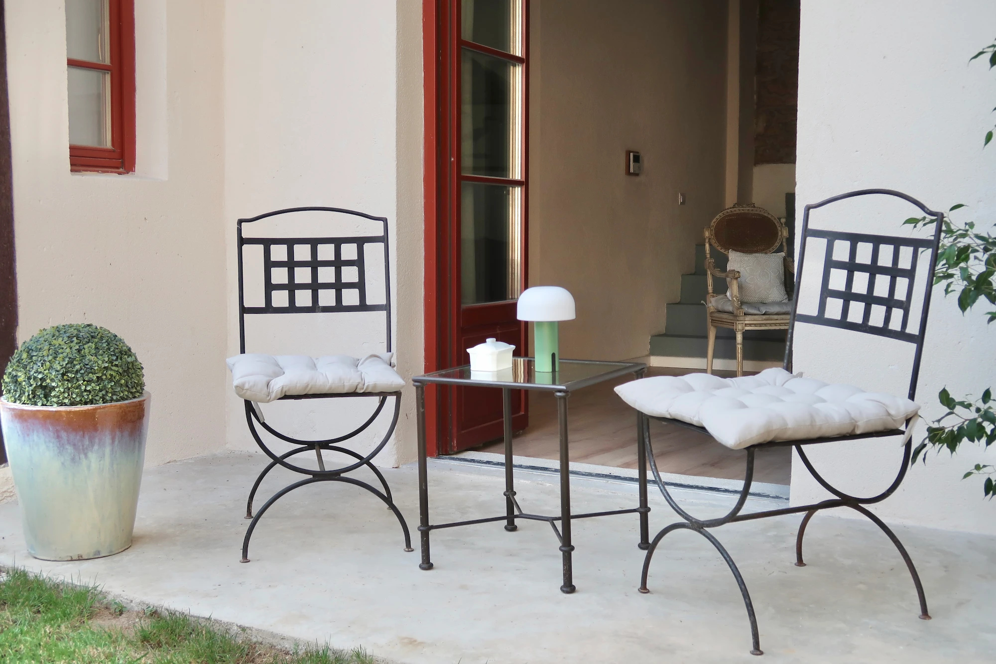 La Grange a Grains - Gite Lin - terrasse 1