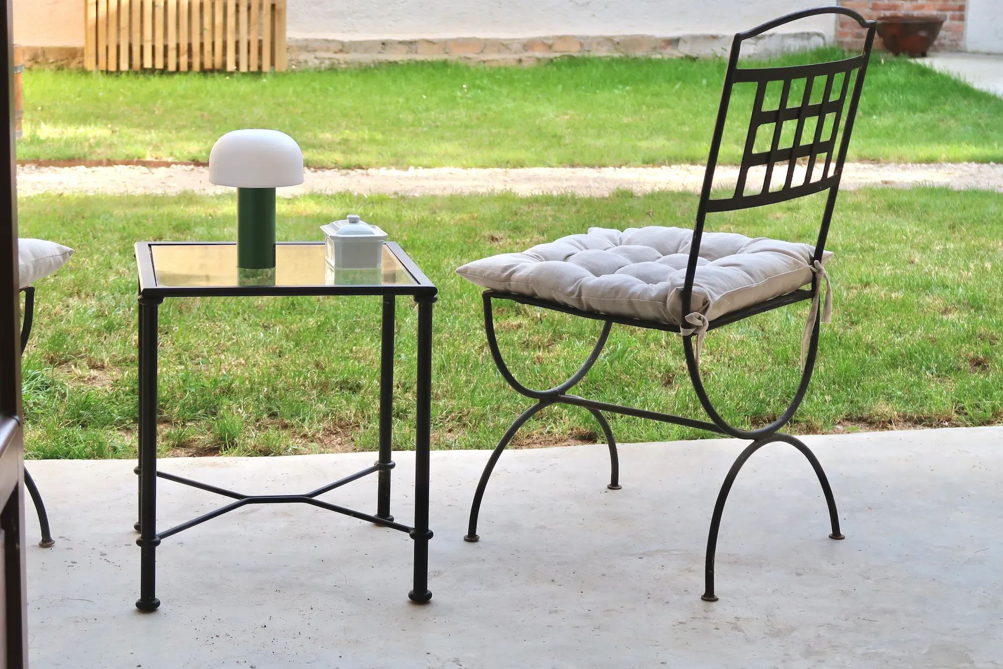 La Grange a Grains - Gite Lin - terrasse 2