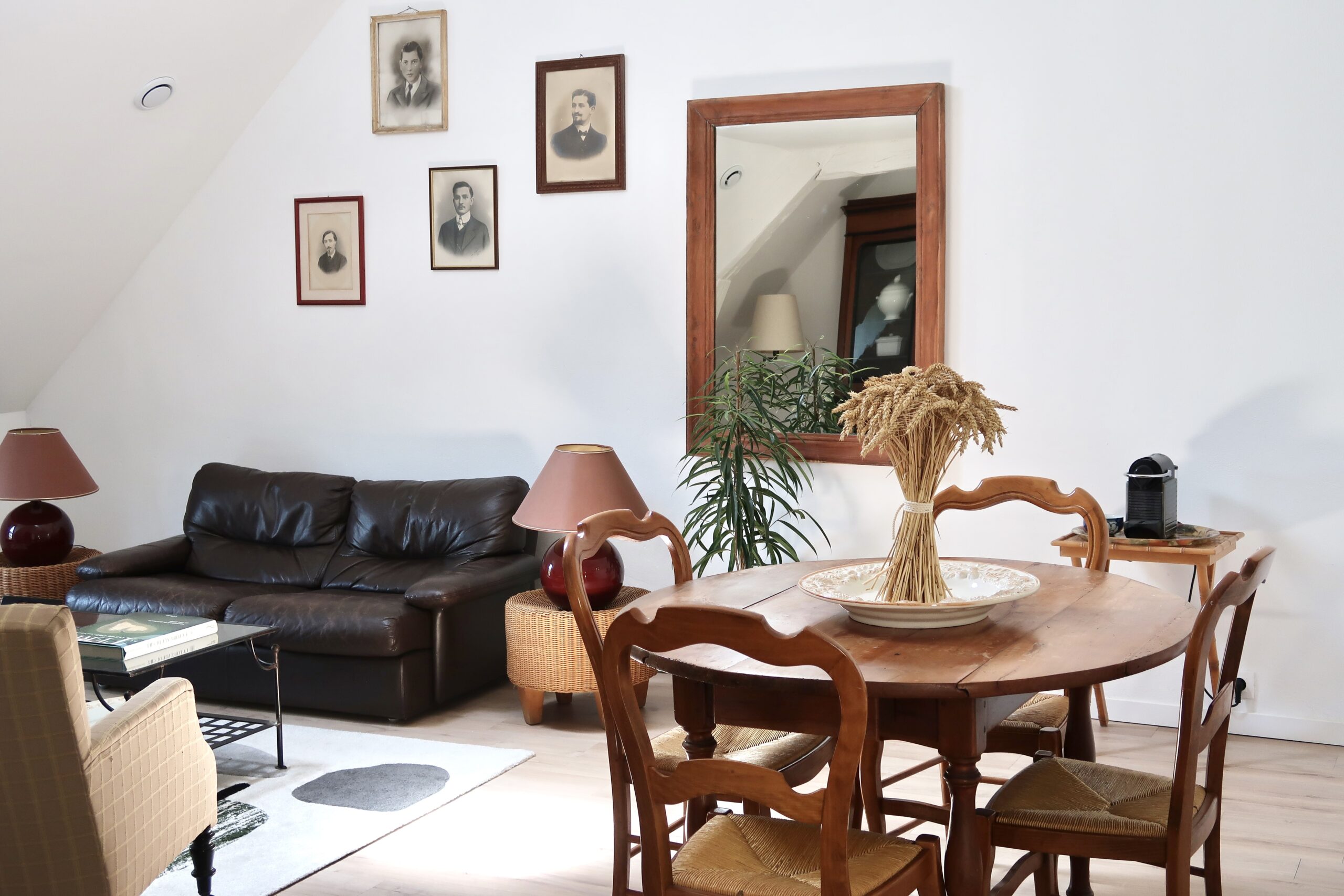 La Grange a Grains - Gite Pavot - salon l